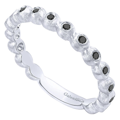 Ladies' Ring 14k White Gold Stackable Fashion