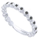 Ladies' Ring 14k White Gold Stackable Fashion