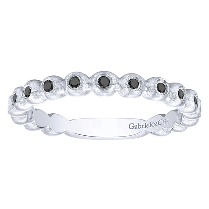 Ladies' Ring 14k White Gold Stackable Fashion