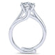 14K White Gold Bypass 14K White Gold Engagement Ring ER10482W4Jjj