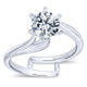 14K White Gold Bypass 14K White Gold Engagement Ring ER10482W4Jjj