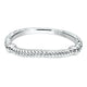 Wedding Band 14k White Gold Curved