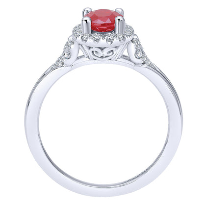 Ladies' Ring 14k White Gold Lusso Color Fashion