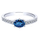 Ladies' Ring 14k White Gold Lusso Color Fashion
