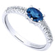 Ladies' Ring 14k White Gold Lusso Color Fashion