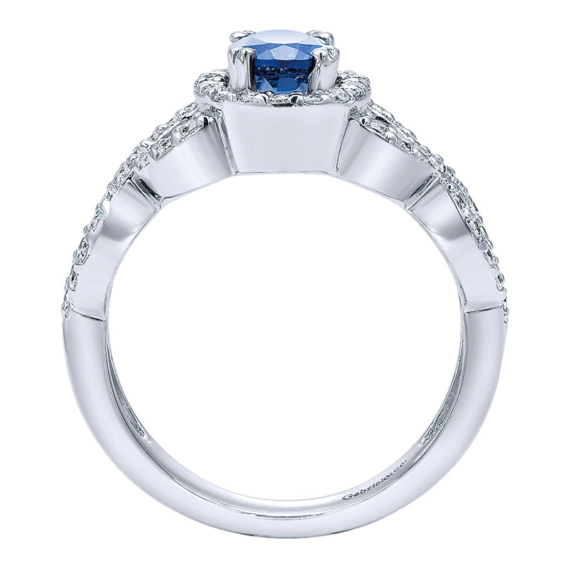 Ladies' Ring 14k White Gold Lusso Color Fashion