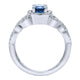Ladies' Ring 14k White Gold Lusso Color Fashion