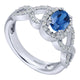 Ladies' Ring 14k White Gold Lusso Color Fashion