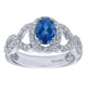 Ladies' Ring 14k White Gold Lusso Color Fashion