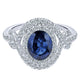 Ladies' Ring 14k White Gold Lusso Color Fashion