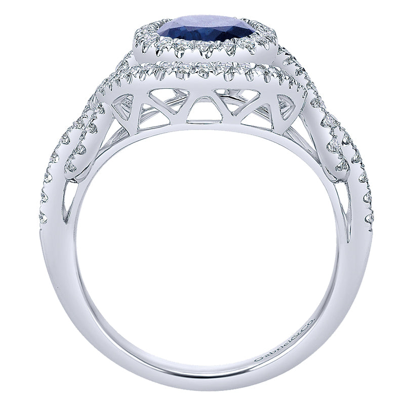 Ladies' Ring 14k White Gold Lusso Color Fashion