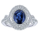 Ladies' Ring 14k White Gold Lusso Color Fashion