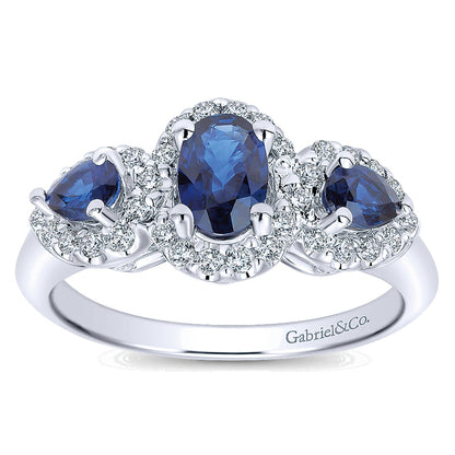 Ladies' Ring 14k White Gold Lusso Color Fashion