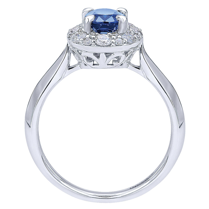 Ladies' Ring 14k White Gold Lusso Color Fashion