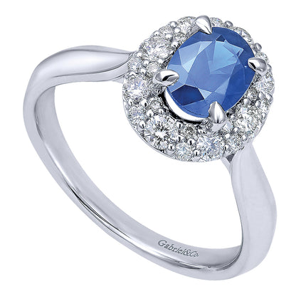 Ladies' Ring 14k White Gold Lusso Color Fashion
