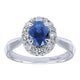 Ladies' Ring 14k White Gold Lusso Color Fashion