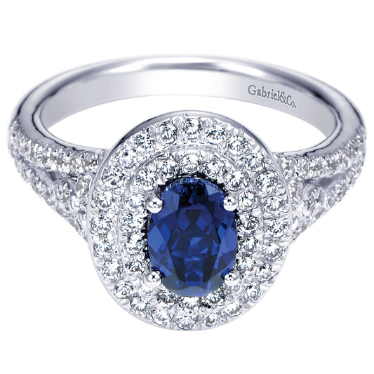 Ladies' Ring 14k White Gold Lusso Color Fashion