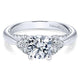 14K White Gold Diamond 3 Stones 14K White Gold Engagement Ring ER12620R4W44Jj