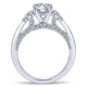 14K White Gold Diamond 3 Stones 14K White Gold Engagement Ring ER12620R4W44Jj