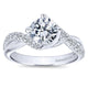 14K White Gold Diamond Bypass 14K White Gold Engagement Ring ER10258W44Jj