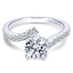 14K White Gold Diamond Bypass 14K White Gold Engagement Ring ER4249W44Jj