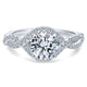 14K White Gold Diamond Criss Cross 14K White Gold Engagement Ring ER12593R4W44Jj
