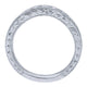 Anniversary Band 14k White Gold Diamond Curved