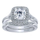 Wedding Band 14k White Gold Diamond Curved