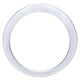 Wedding Band 14k White Gold Diamond Curved
