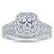 Wedding Band 14k White Gold Diamond Curved