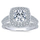 Wedding Band 14k White Gold Diamond Curved