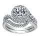 Wedding Band 14k White Gold Diamond Curved