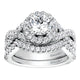 Wedding Band 14k White Gold Diamond Curved