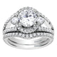 Wedding Band 14k White Gold Diamond Curved