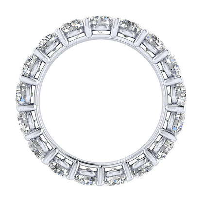 14K White Gold Diamond Eternity Band 14K White Gold ANniversary Band AN4535-6W44Jj