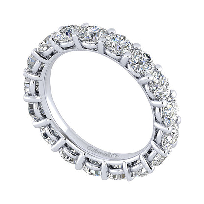 14K White Gold Diamond Eternity Band 14K White Gold ANniversary Band AN4535-6W44Jj