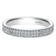 14K White Gold Diamond Eternity Band 14K White Gold ANniversary Band AN6031-6W44Jj