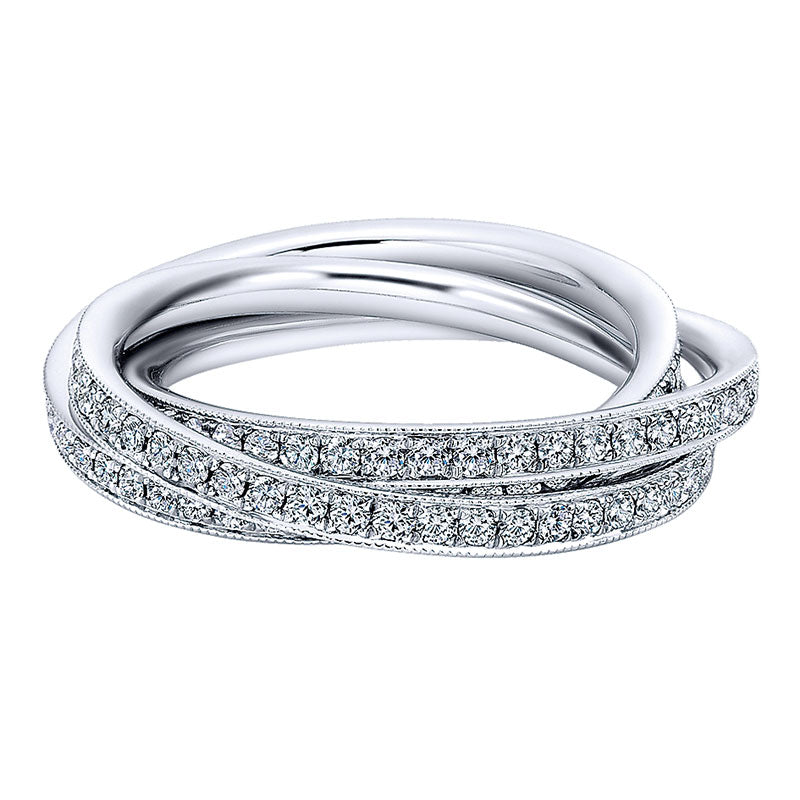 Anniversary Band 14k White Gold Diamond Eternity Band