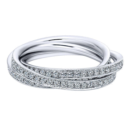 Anniversary Band 14k White Gold Diamond Eternity Band