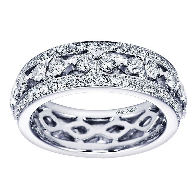 Anniversary Band 14k White Gold Diamond Eternity Band