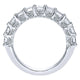 Anniversary Band 14k White Gold Diamond Fancy