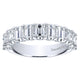 Anniversary Band 14k White Gold Diamond Fancy