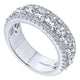 Anniversary Band 14k White Gold Diamond Fancy