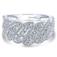 Anniversary Band 14k White Gold Diamond Fancy