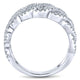 Anniversary Band 14k White Gold Diamond Fancy