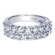 Anniversary Band 14k White Gold Diamond Fancy