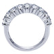 Anniversary Band 14k White Gold Diamond Fancy