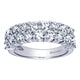 Anniversary Band 14k White Gold Diamond Fancy