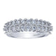 Anniversary Band 14k White Gold Diamond Fancy