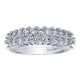 Anniversary Band 14k White Gold Diamond Fancy